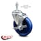 Service Caster 5 Inch Solid Polyurethane Wheel Swivel 10mm Threaded Stem Caster with Brake SCC-TS20S514-SPUS-TLB-M1015 - alternate 3